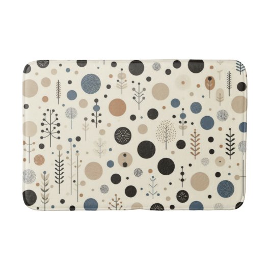 Tapis De Bain Bois Abstrait (Devant)