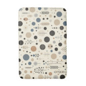 Tapis De Bain Bois Abstrait (Devant (Vertical))
