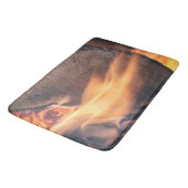 Tapis De Bain Bois au feu (Angle)