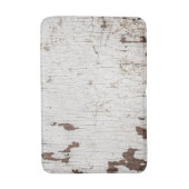 Tapis De Bain Bois blanc de Vintage (Devant (Vertical))
