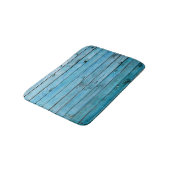 Tapis De Bain Bois bleu naturel, arrière - plan texturé. (Angle)