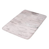 Tapis De Bain Bois d'Arbre de bouleau blanc Rustique Grange Mais (Angle)