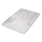 Tapis De Bain Bois de bouleau blanc rustique Pays Ferme Grange (Angle)
