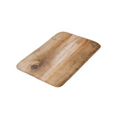 Tapis De Bain Bois de sapin naturel : surface texturée (Angle)