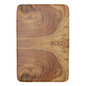 Tapis De Bain Bois de teck rustique en bois Texture Grain de boi (devant Vertical)