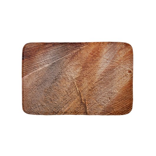 Tapis De Bain Bois de tronc coupé Grain (Devant)