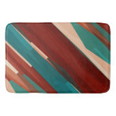 Tapis De Bain Bois et turquoise (Devant)