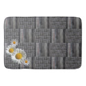 Tapis De Bain Bois gris rustique et couche de marmite (Devant)