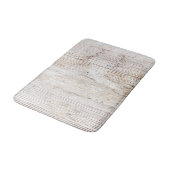 Tapis De Bain Bois naturel rustique (Angle)