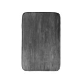 Tapis De Bain bois noir abstrait (Devant (Vertical))
