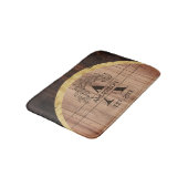 Tapis De Bain Bois rustique (Angle)