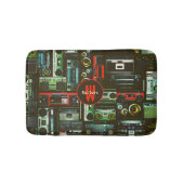 Tapis De Bain Boîtes rétro (Devant)