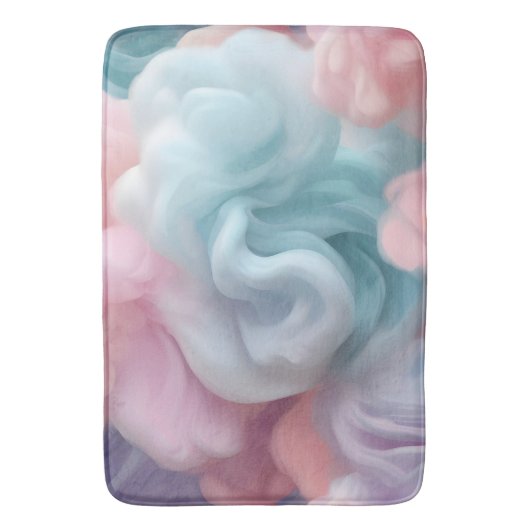 Tapis De Bain Bonbons de coton Abstrait (devant Vertical)
