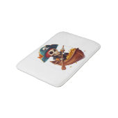 Tapis De Bain Bone Buccaneer � Funny Pirate Skull (Angle)