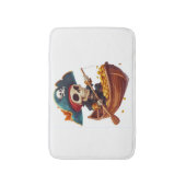 Tapis De Bain Bone Buccaneer � Funny Pirate Skull (Devant (Vertical))