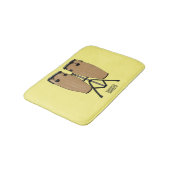 Tapis De Bain Bongo, dessin animé de batterie (Angle)