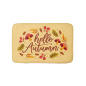 Tapis De Bain Bonjour Automne Automne Automne Décor Décor Automn (Devant)
