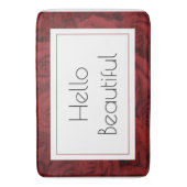 Tapis De Bain Bonjour Belle Mat Bain (devant Vertical)