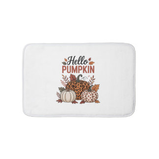 Tapis De Bain Bonjour Citrouille Automne automne