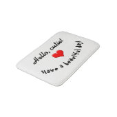 Tapis de bain "bonjour, Cutie ! " (Angle)