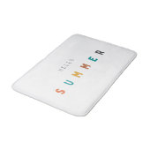 Tapis De Bain Bonjour été Bath Mat moderne (Angle)