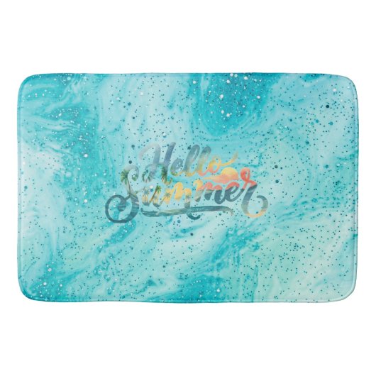 Tapis De Bain Bonjour l'été (Devant)