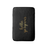 Tapis de bain - bonjour magnifique (Devant (Vertical))