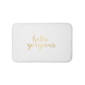 Tapis de bain - bonjour magnifique