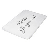 Tapis De Bain Bonjour magnifique grand (Angle)