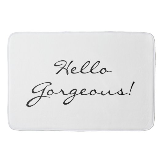 Tapis De Bain Bonjour magnifique grand (Devant)