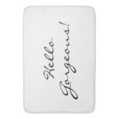 Tapis De Bain Bonjour magnifique grand (devant Vertical)