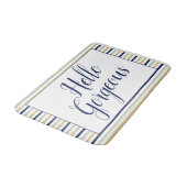 Tapis De Bain Bonjour magnifique rayé (Angle)