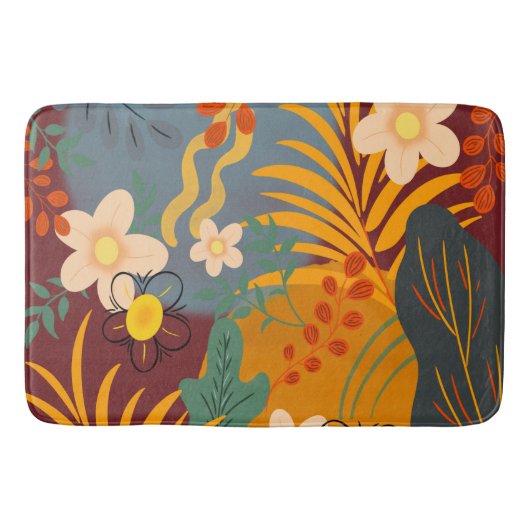 Tapis De Bain Bonjour Printemps heure de bonheur (Devant)