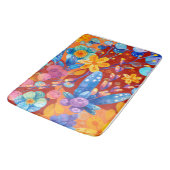 Tapis De Bain Bonjour Printemps heure de bonheur (Angle)