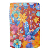 Tapis De Bain Bonjour Printemps heure de bonheur (devant Vertical)