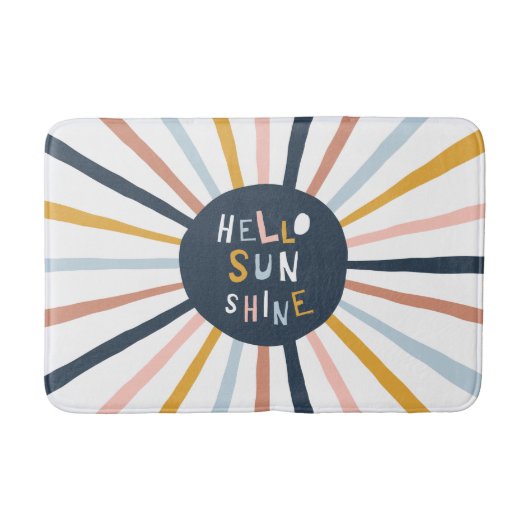 Tapis De Bain Bonjour Sunshine (Devant)