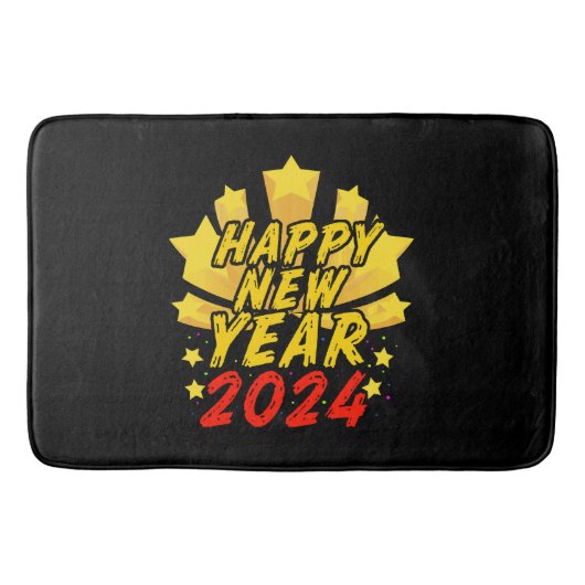 Tapis De Bain Bonne année 2024 (Devant)