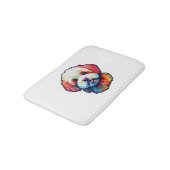 Tapis De Bain Bonne frise bichon (Angle)