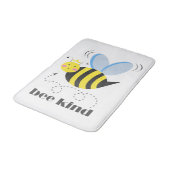 Tapis De Bain Bonne princesse d'abeille avec couronne et slogan  (Angle)
