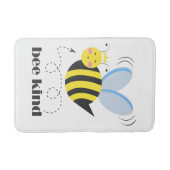 Tapis De Bain Bonne princesse d'abeille avec couronne et slogan  (Devant)