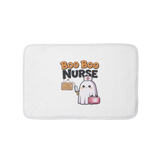 Tapis De Bain Boo Boo Infirmière En Service Classique T-Shirt (Devant)
