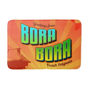 Tapis De Bain Bora Bora Polynésie française Salle de bain Mat