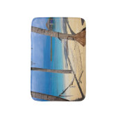 Tapis De Bain Bord de la mer accrochant d'hamac orienté tropical (Devant (Vertical))