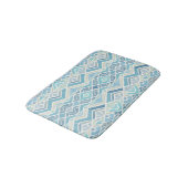 Tapis De Bain Bord de mer/plage/bleu marine (Angle)