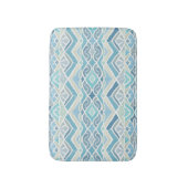 Tapis De Bain Bord de mer/plage/bleu marine (Devant (Vertical))