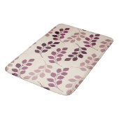 Tapis De Bain Bordeaux Modern Botanical Japandi (Angle)