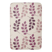 Tapis De Bain Bordeaux Modern Botanical Japandi (devant Vertical)