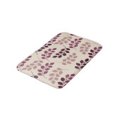 Tapis De Bain Bordeaux Modern Botanical Japandi (Angle)