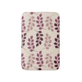 Tapis De Bain Bordeaux Modern Botanical Japandi (Devant (Vertical))