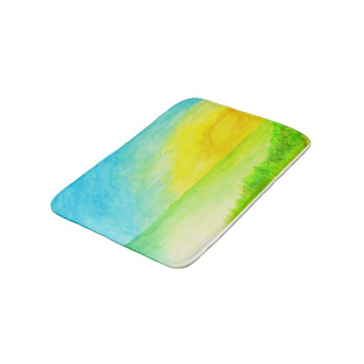 Tapis De Bain "Borderline du soleil" (Angle)